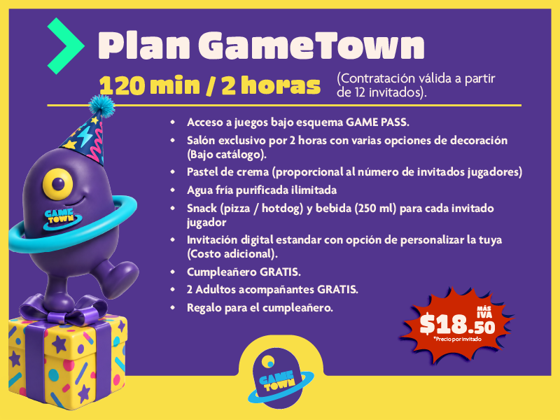 Plan GameTown